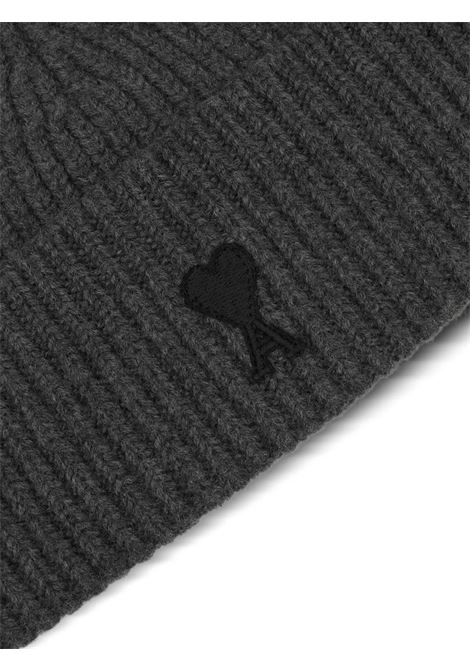 cappello beanie adc uomo grigio AMI PARIS | UBO006.0180504